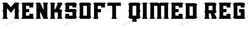 Menksoft Qimed Regul字体转换